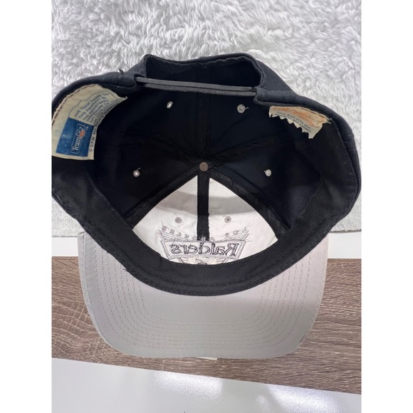 Vintage Los Angeles Raiders Hat NFL Young An Black Gray Snapback One Size - Picture 5 of 9